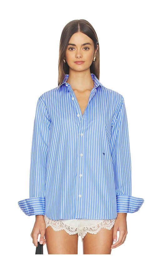 HOMMEgirls Original Shirt in Blue Stripe