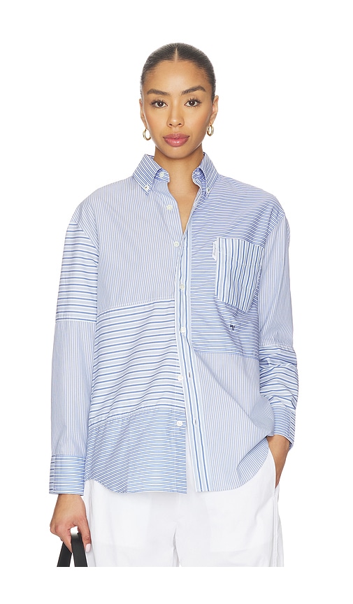 HOMMEgirls Patchwork Shirt in Stripe Combo