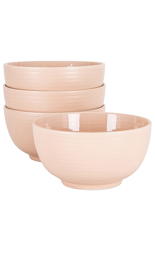 HAWKINS NEW YORK Essential Large Bowl Set Of 4 in Blush