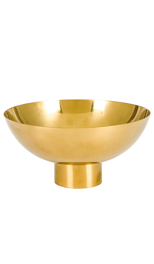 Hawkins New York Essential Medium Footed Bowl In Brass