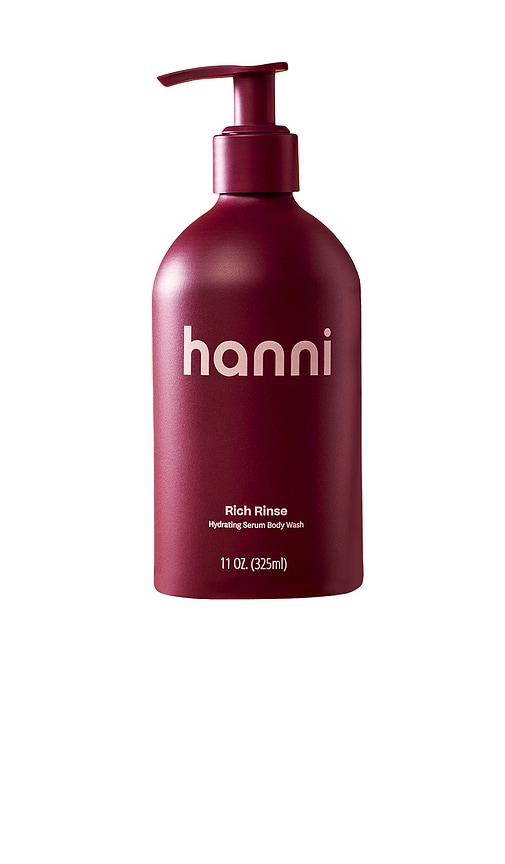Hanni Rich Rinse Hydrating Serum Body Wash in Sparkling Palmarosa.