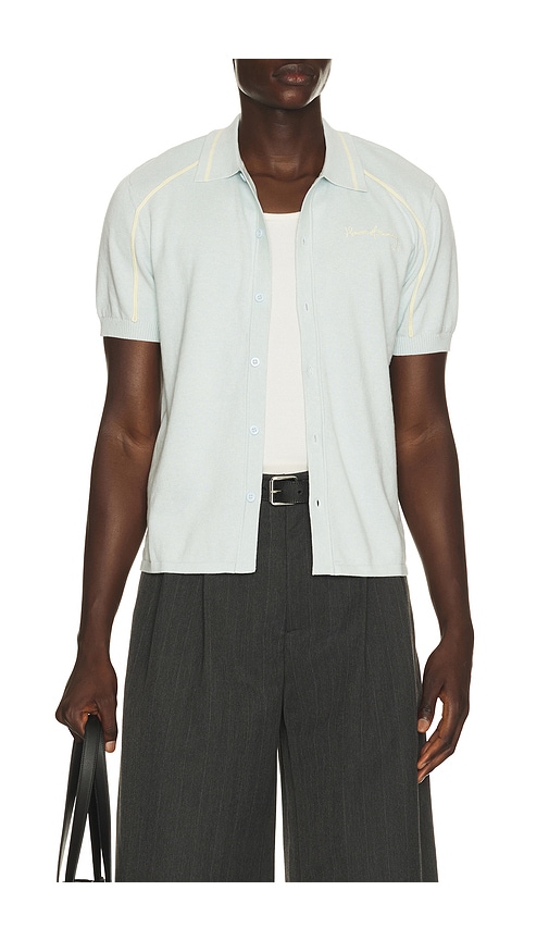 House of Sunny Button Down Knitted Polo
