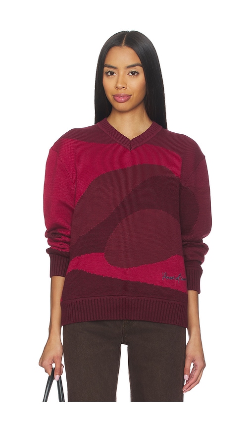 House Of Sunny House Of The Red Landscape Sweater In Multi