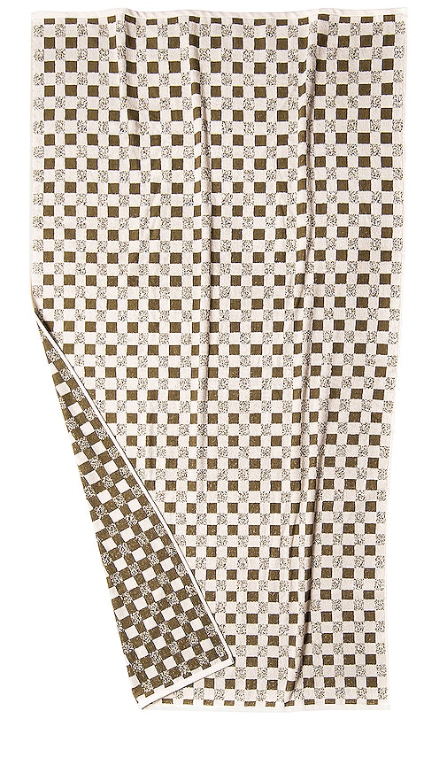 Shop House No. 23 Monroe Towel In Olive