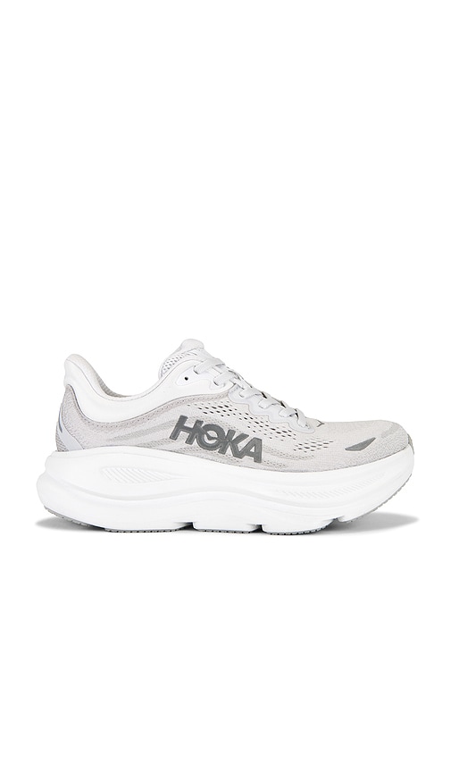 Hoka Bondi 9 Sneaker In Gray