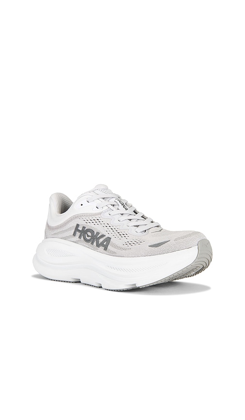 Hoka Bondi 9 Sneaker In Gray