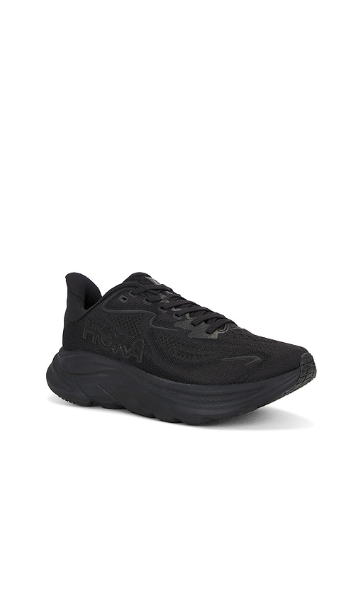 Hoka M Clifton 10 Woman Sneakers Black Size 8 Textile Fibers In Black