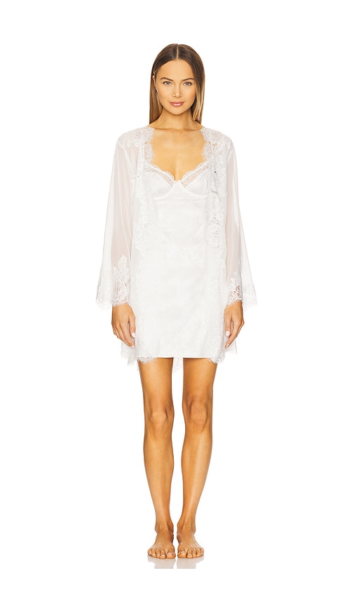 Helena Mini Robe in White. - size XS (also in L, M)