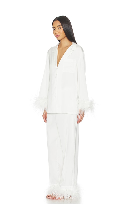 Homebodii Seraphina Feather Lounge Set In White