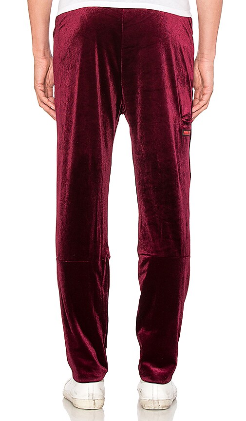 velvet training pants