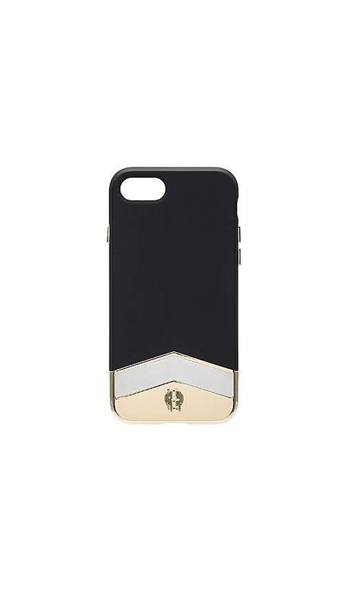 House of Harlow 1960 Slider Case for iPhone 7 - White/Black Marble