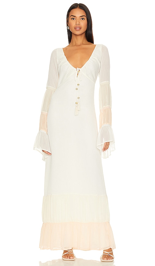 House Of Harlow 1960 X Revolve Anne Maxi Dress In Ivory