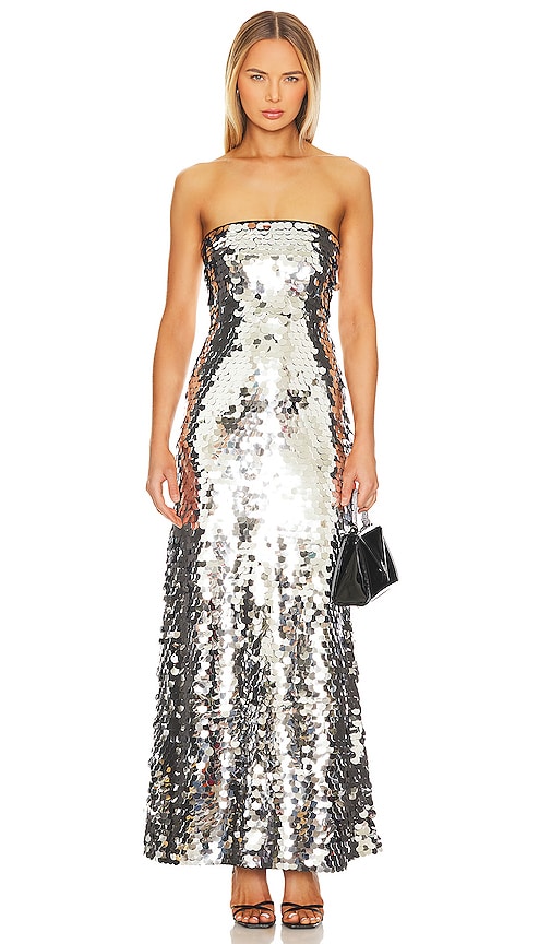 House of Harlow 1960 x REVOLVE Valentina Gown in Silver | REVOLVE
