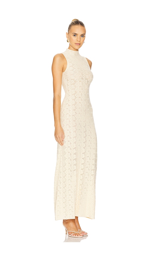 Shop House Of Harlow 1960 Claudina Maxi Dress In Ivory