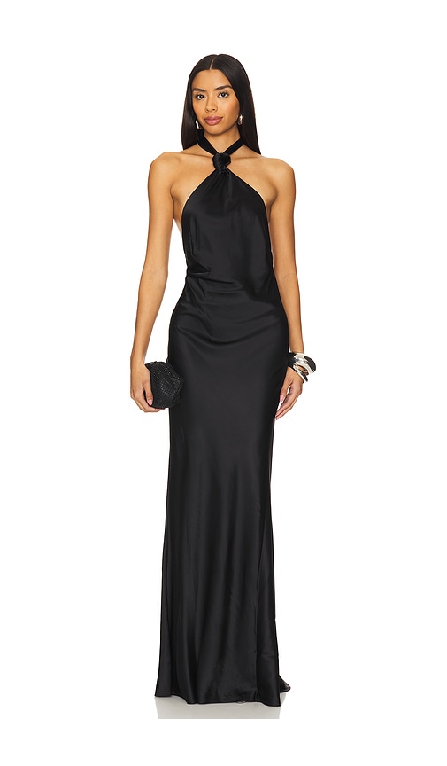 House Of Harlow 1960 X Revolve Astra Gown In Black