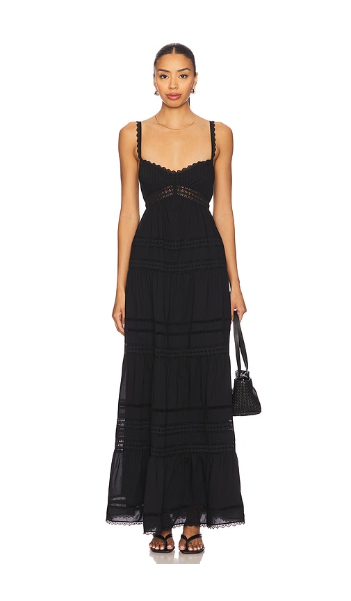 x REVOLVE Delilah Maxi Dress in Black. - size XS (also in L, M, S, XL)