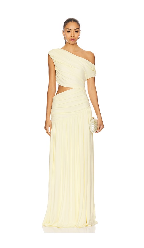 x REVOLVE Lana Gown in Lemon. - size XL (also in M)