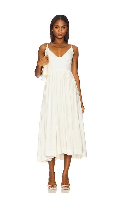 x REVOLVE Cade Midi Dress in Ivory. - size XS (also in L, M, S, XL, XXS)