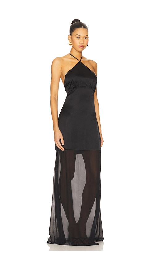 House Of Harlow 1960 X Revolve Taylor Gown In Black