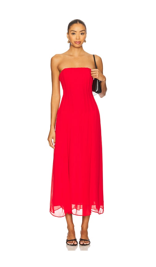 House Of Harlow 1960 X Revolve Nikki Midi Dress In Red