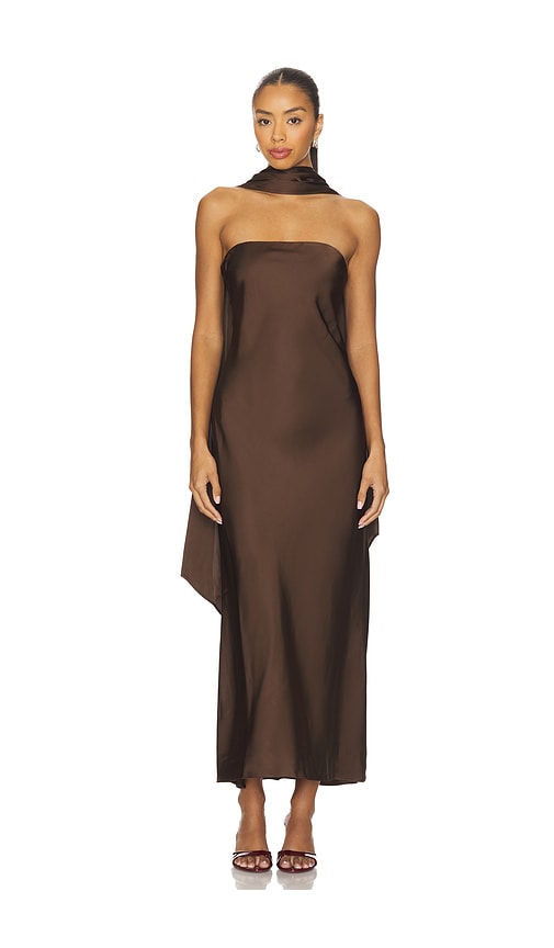 House Of Harlow 1960 X Revolve Mel Midi Dress In Brown