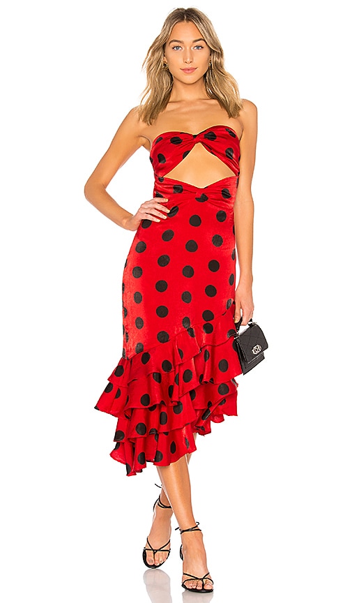 Polka dot clearance dress revolve