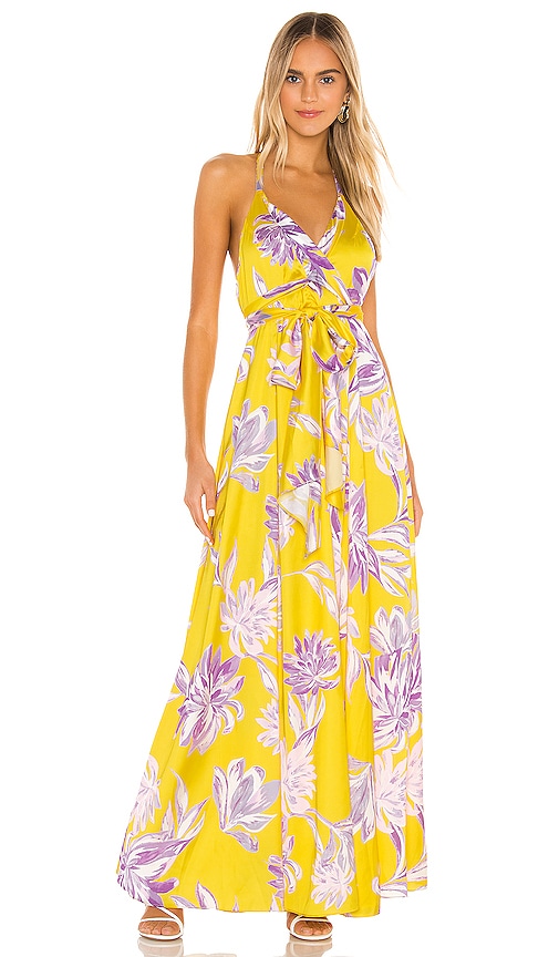 revolve yellow gown