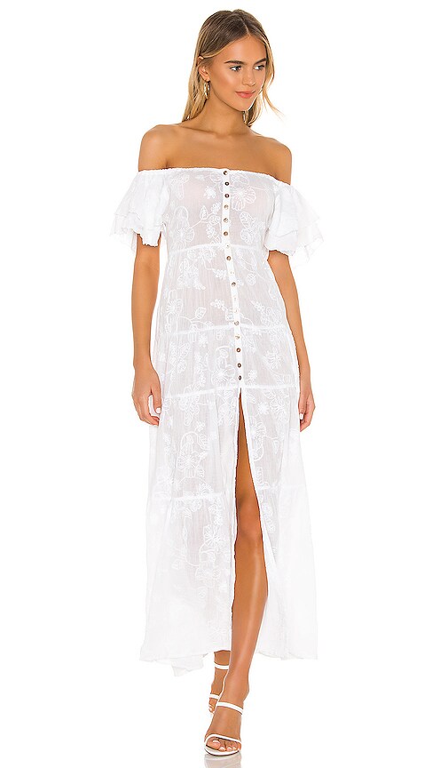 revolve white maxi dress