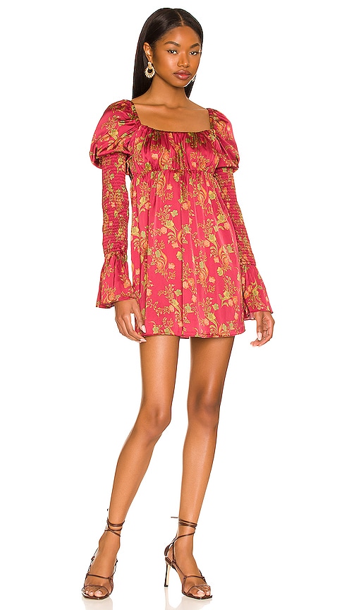 House of Harlow 1960 x REVOLVE Brock Mini Dress in Red Floral Multi