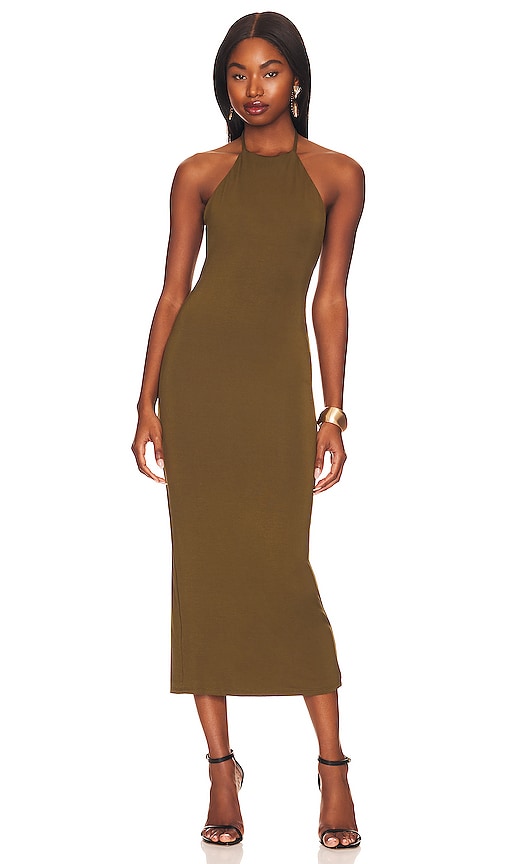House Of Harlow 1960 X Revolve Frederica Dress In Olive Green