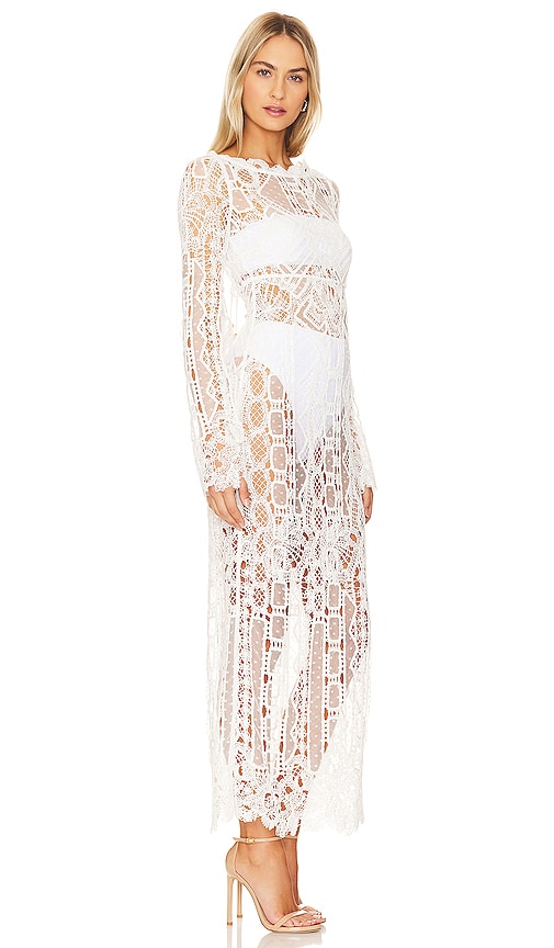 Shop House Of Harlow 1960 X Revolve Christianne Maxi Dress In Ivory