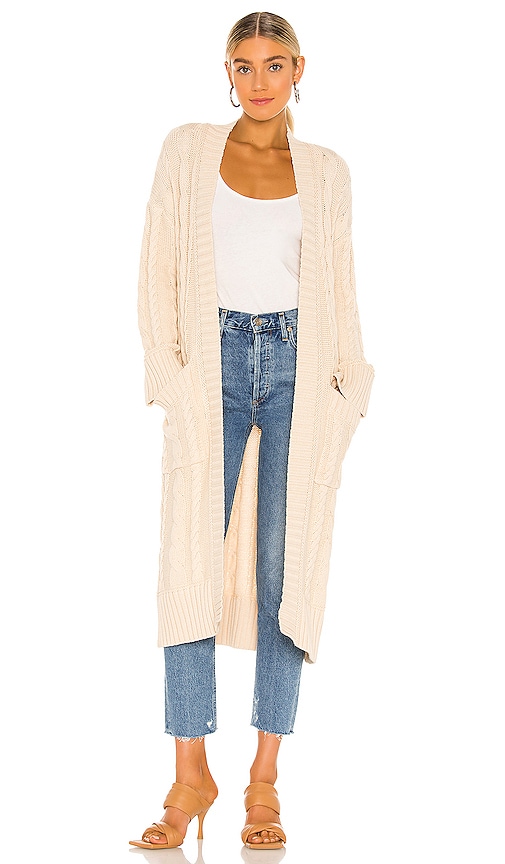 x REVOLVE Virgo Cable Knit Cardigan