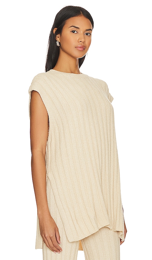 Shop House Of Harlow 1960 X Revolve Ilaria Boucle Tunic In Cream