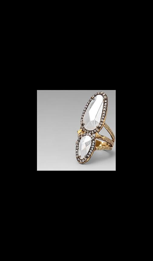 House of Harlow Stacked Rif Pebble Ring