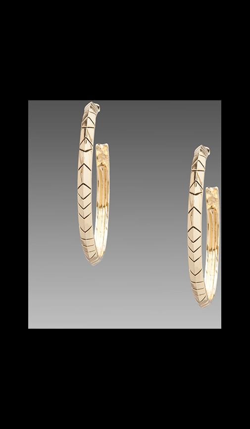 House of Harlow Tribal Hoop Earrings