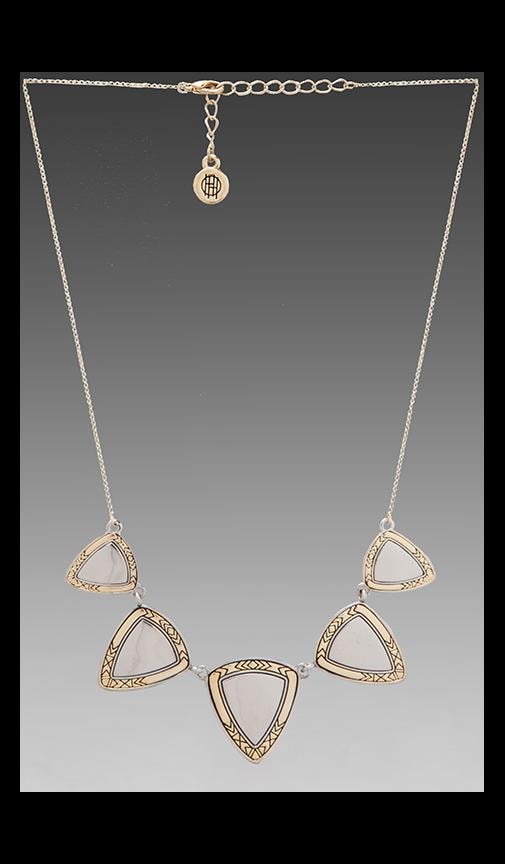 House of Harlow Metallic Flatpick Necklace