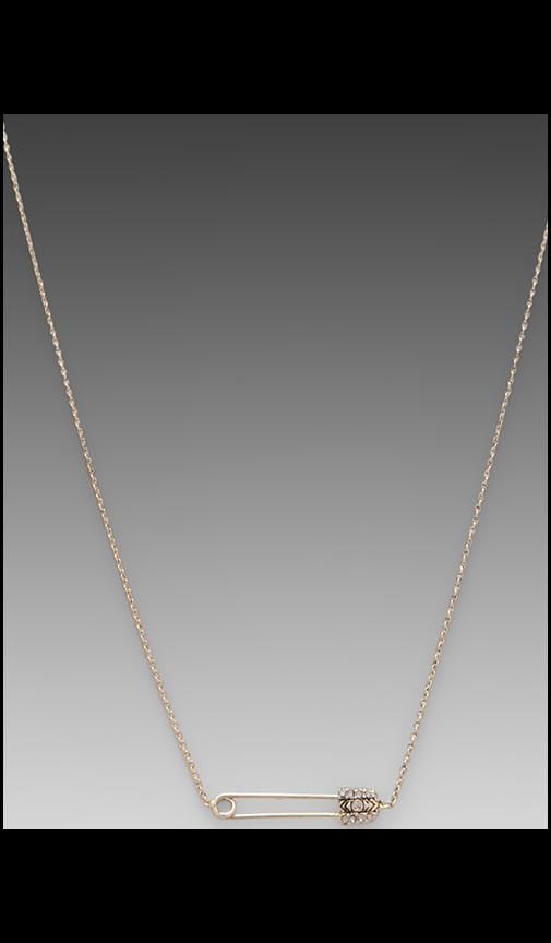 House of Harlow Petite Safety Pin Necklace