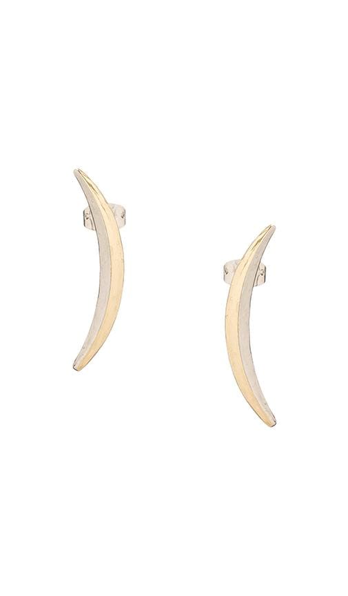 House of Harlow Sun and Moon Sliver Earring