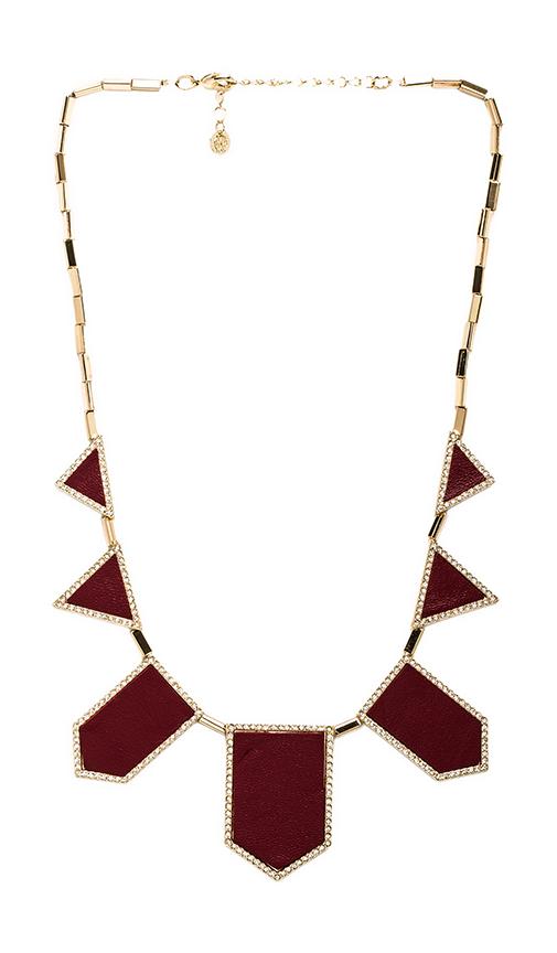 House of Harlow Pave Five Station Necklace
