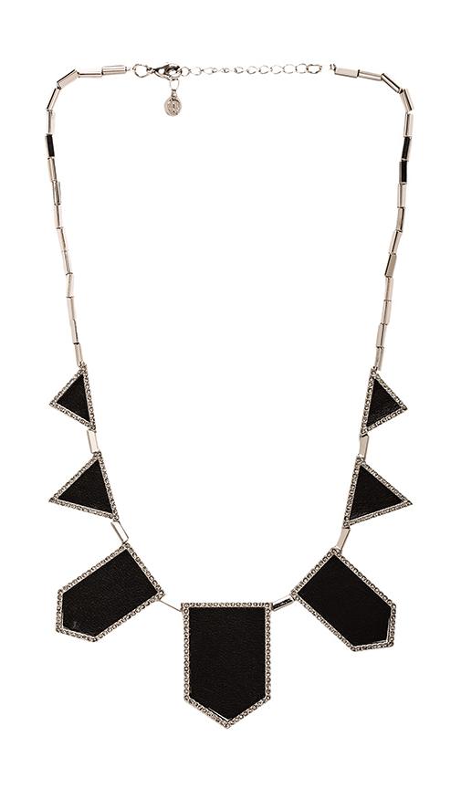 House of Harlow Pave Five Station Necklace
