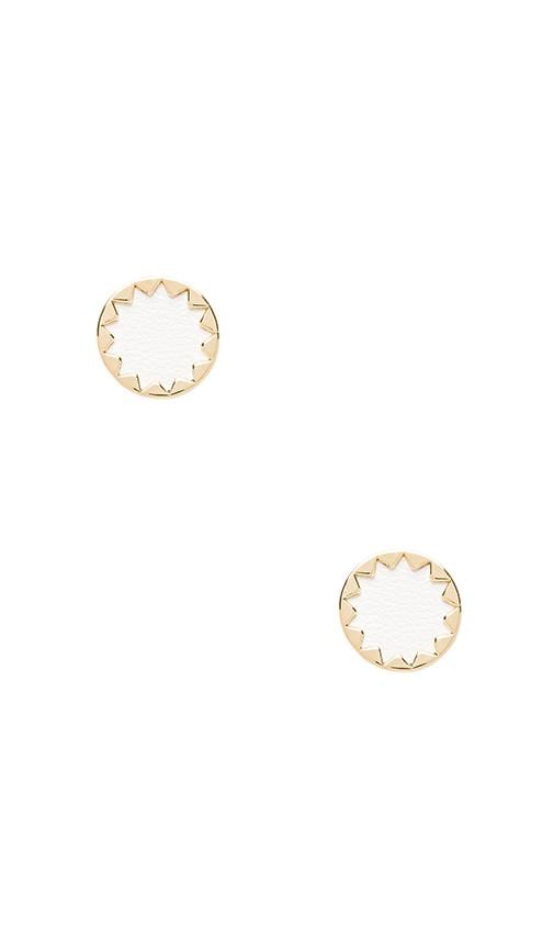 House of Harlow Sunburst Button Earrings