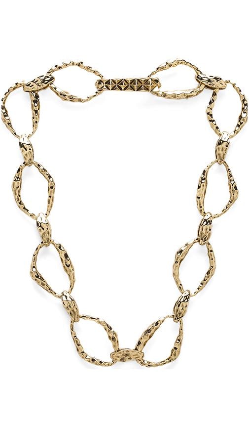 House of Harlow Textured Link Necklace