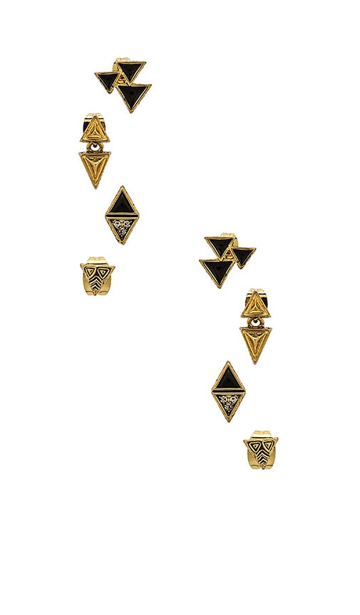 House of Harlow Tessellation Stud Earring Set