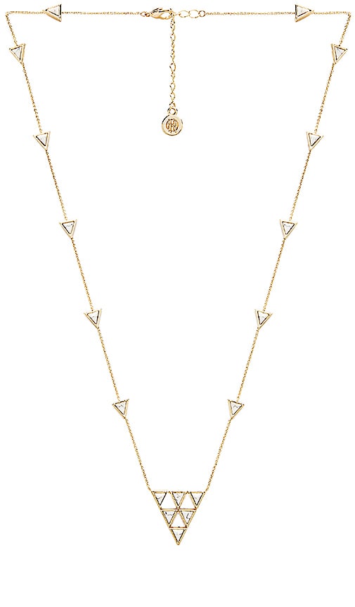 House of Harlow Triangle Trellis Necklace