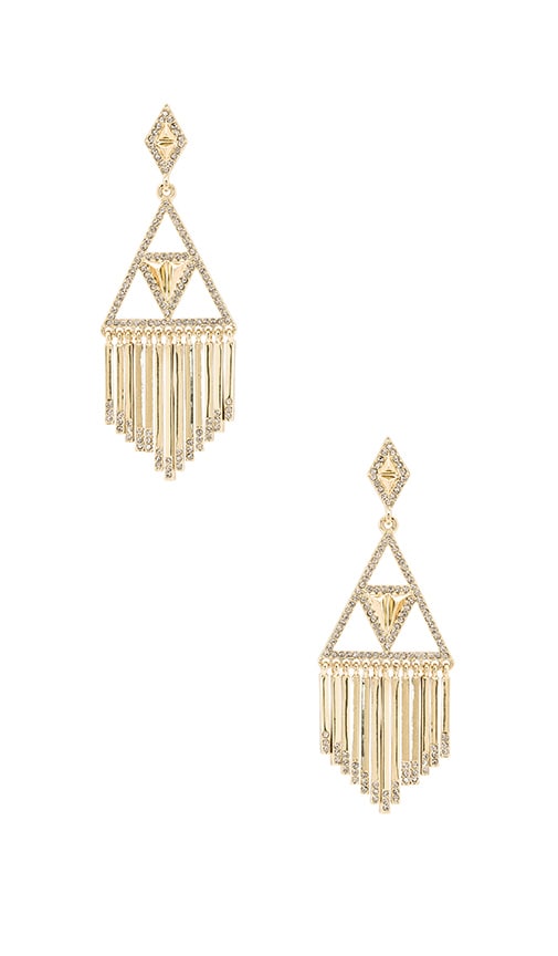 Golden Hour Fringe Earring