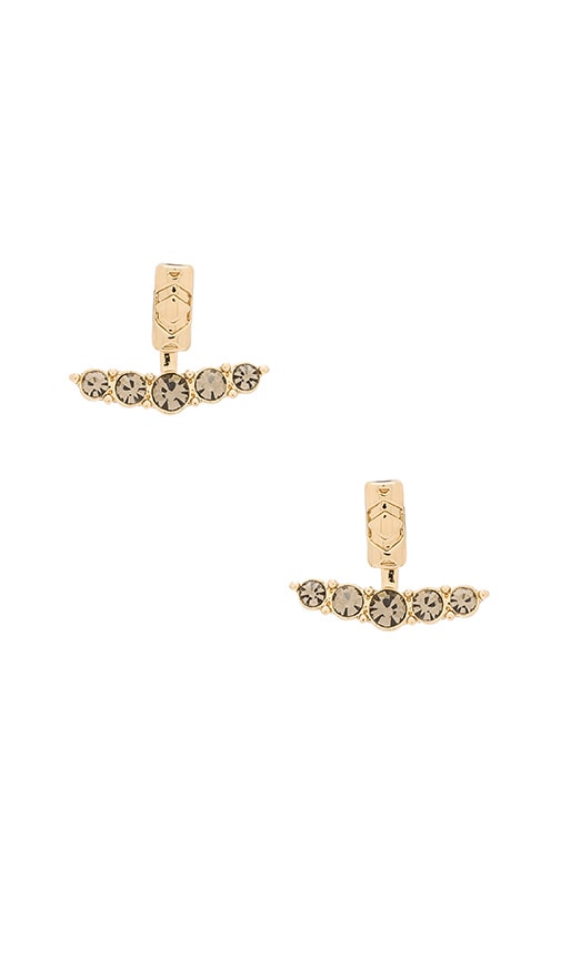 House of Harlow Iconic Etch Ear Jacket in Gold