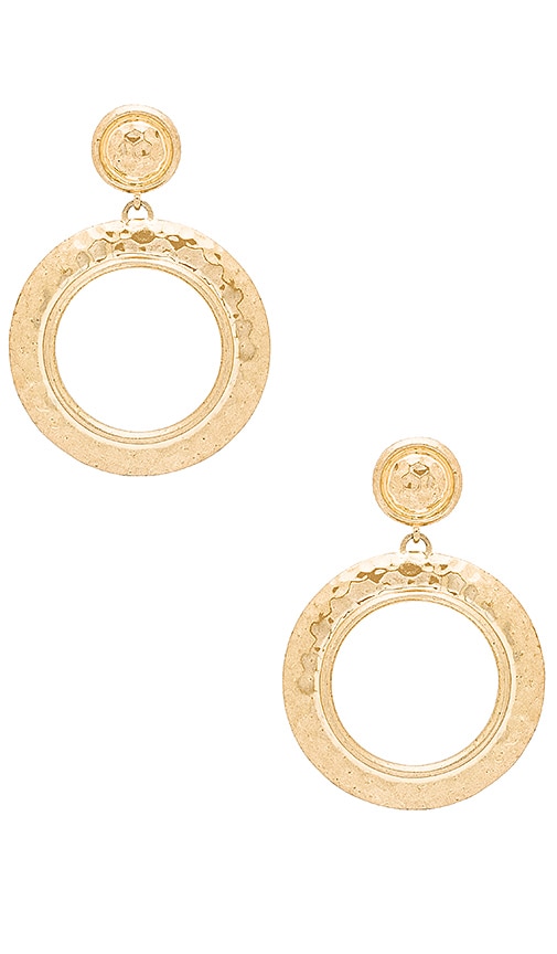House Of Harlow 1960 The Aness Statement Earrings In Gold Revolve The Aness Statement Earrings House Of Harlow 1960