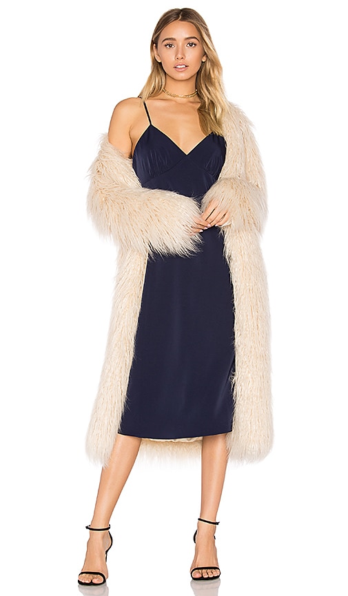 MANTEAU IMITATION FOURRURE MARISA
