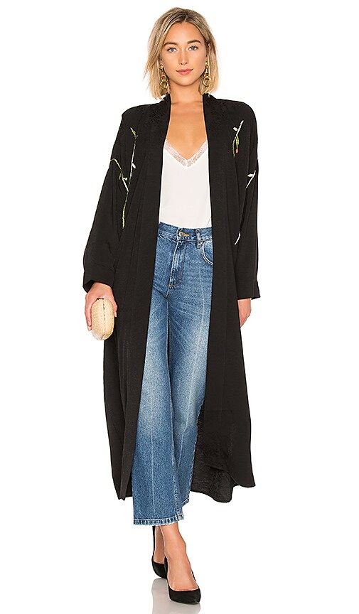 x REVOLVE Violet Bed Jacket