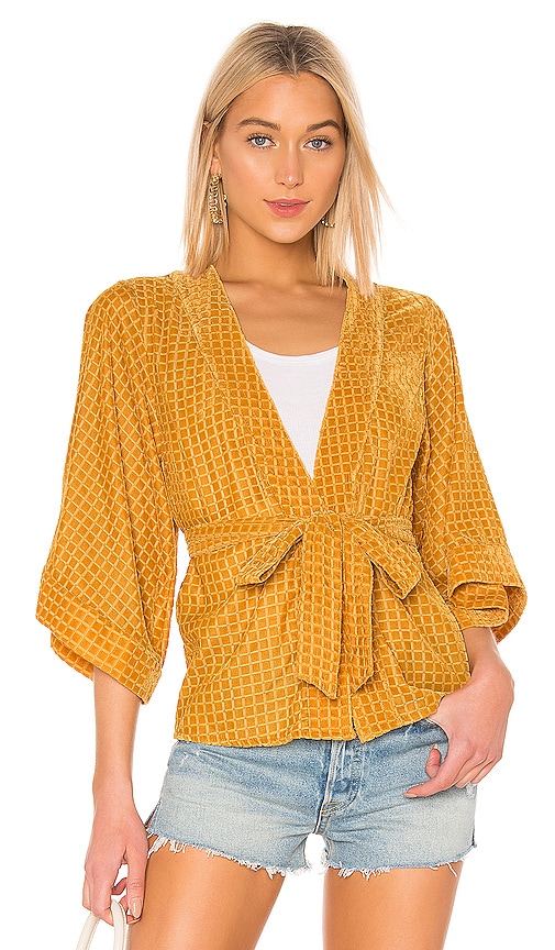 House of Harlow 1960 X REVOLVE Samar Jacket in Golden Yellow | REVOLVE